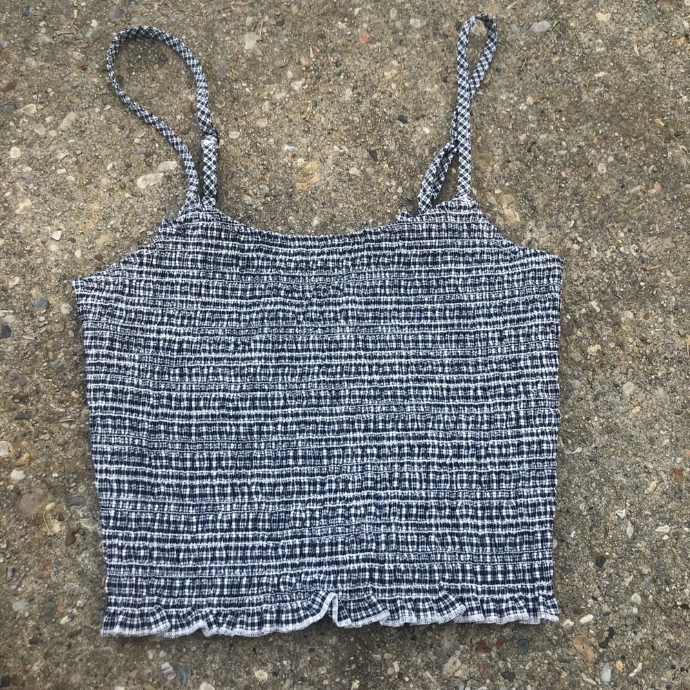 Black and white Brandy Melville tank top